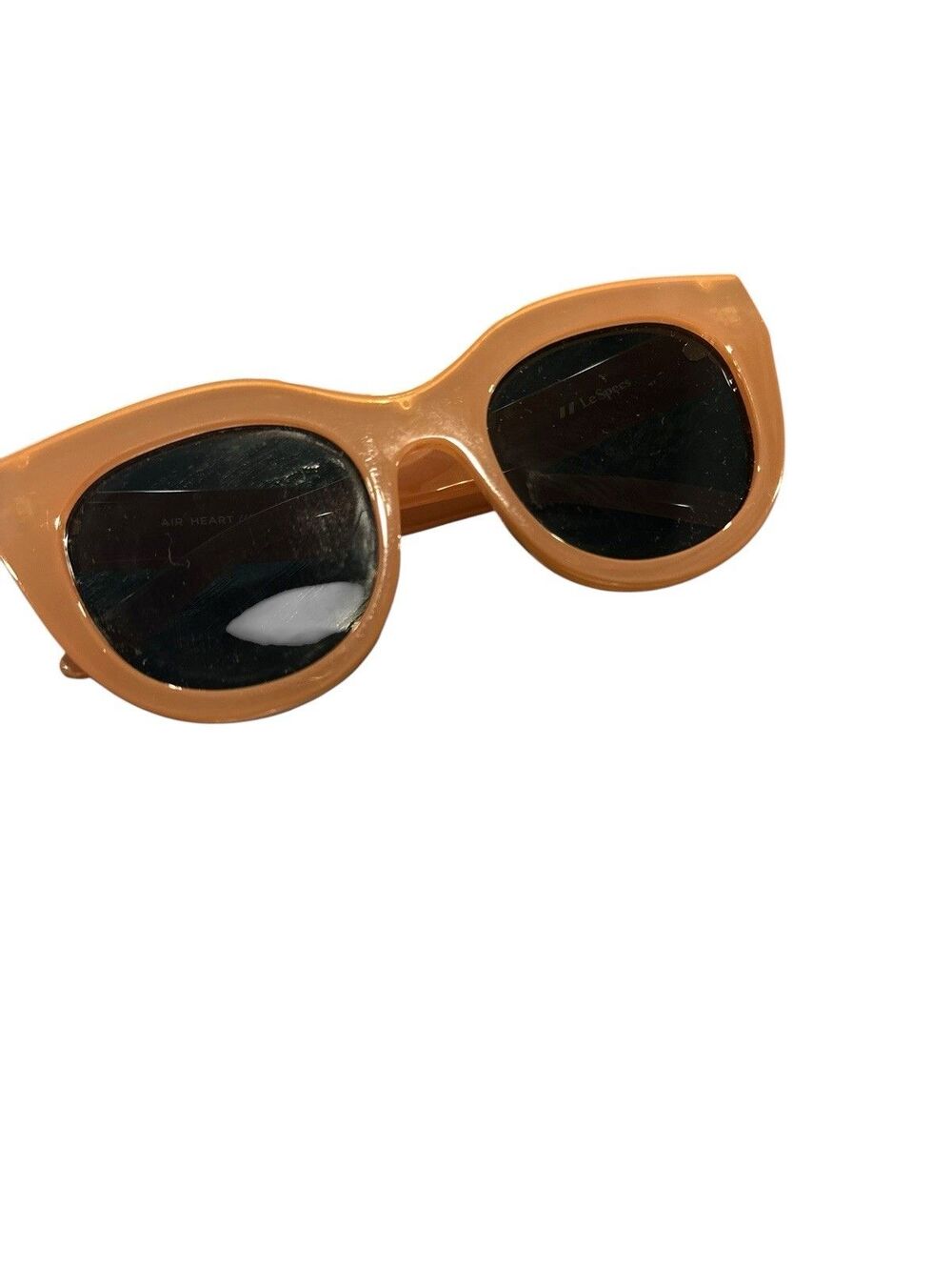 Le Specs Air Heart  2452448 Cat Eye Oversize Sunglasses‎  caramel